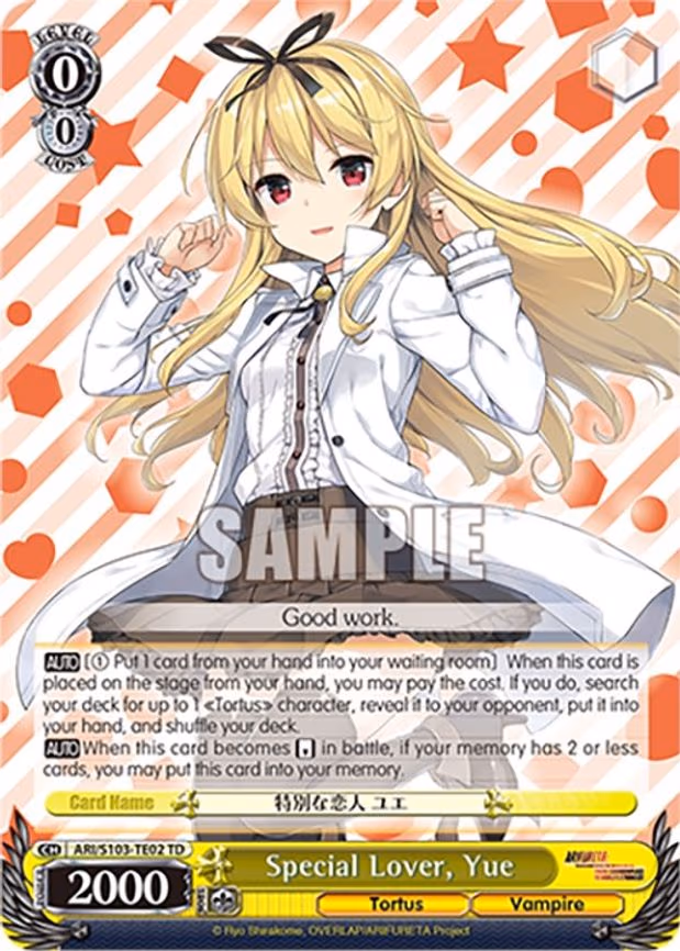 Special Lover, Yue