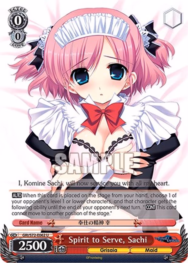 Spirit to Serve, Sachi