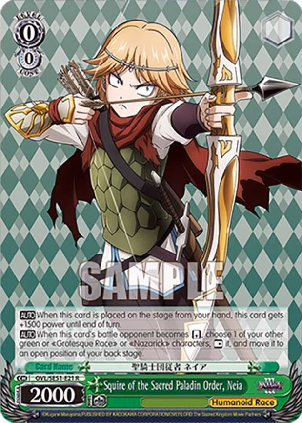 Squire of the Sacred Paladin Order, Neia