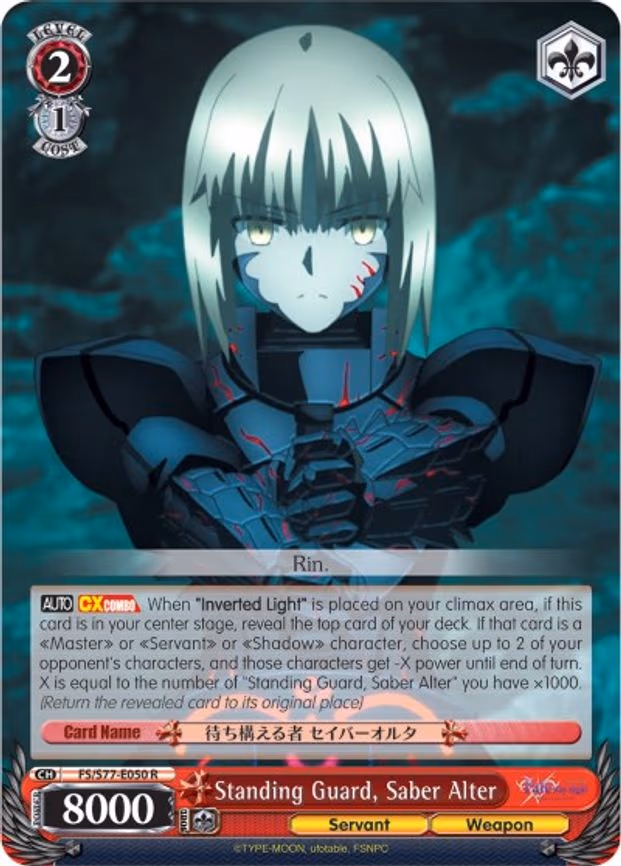 Standing Guard, Saber Alter