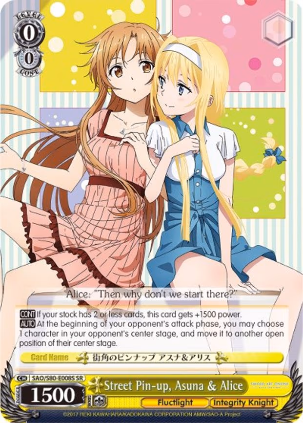 Street Pin-up, Asuna & Alice
