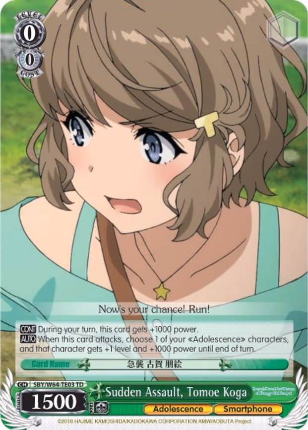 Sudden Assault, Tomoe Koga