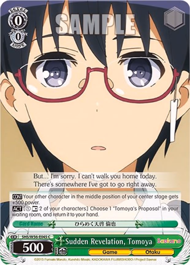 Sudden Revelation, Tomoya