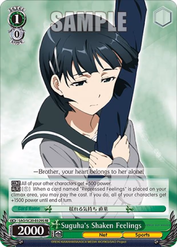 Suguha's Shaken Feelings