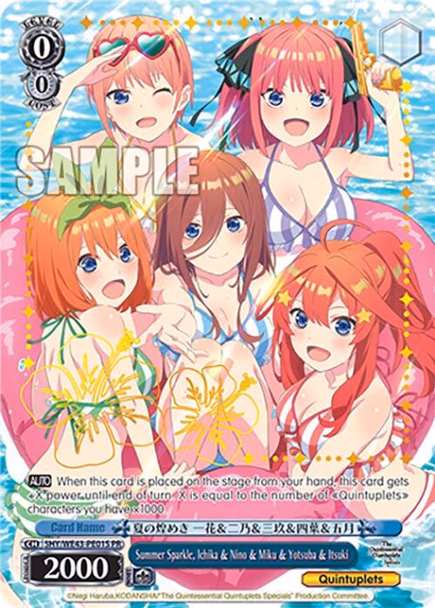 Summer Sparkle, Ichika & Nino & Miku & Yotsuba & Itsuki