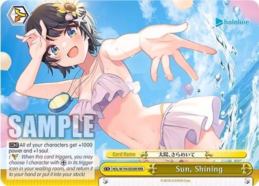 Sun, Shining - Triple Rare (HOL/W104-E038R RRR)