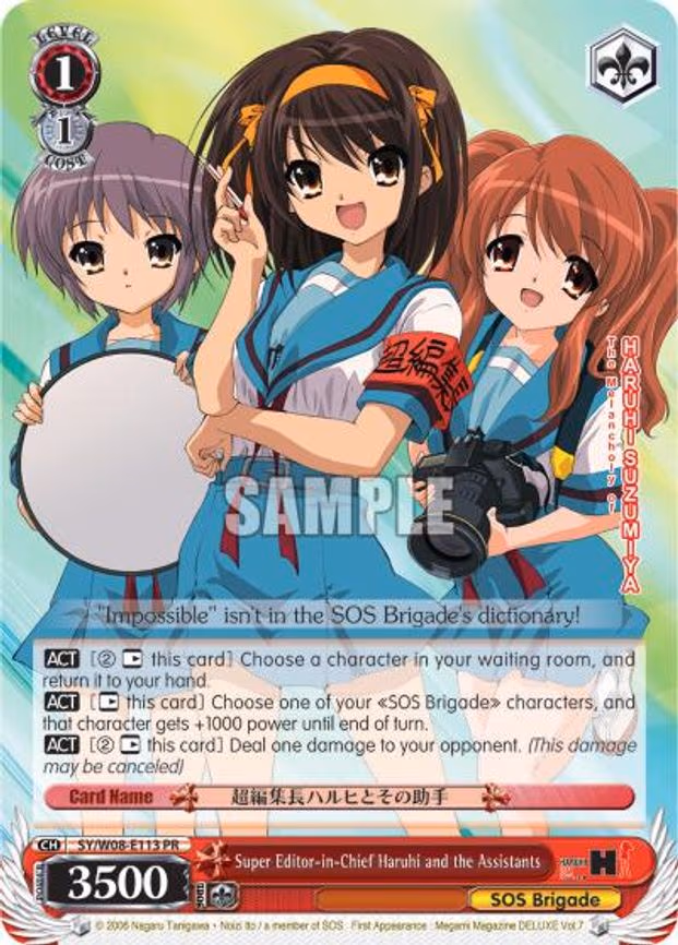 Super Editor-in-Chief Haruhi and the Assistants