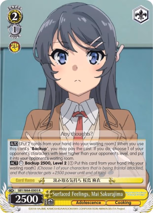 Surfaced Feelings, Mai Sakurajima
