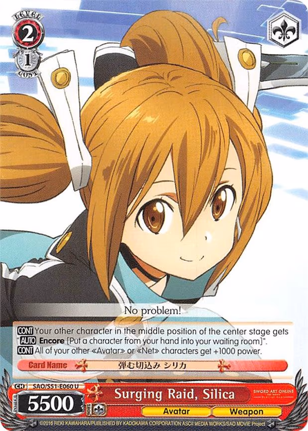 Surging Raid, Silica