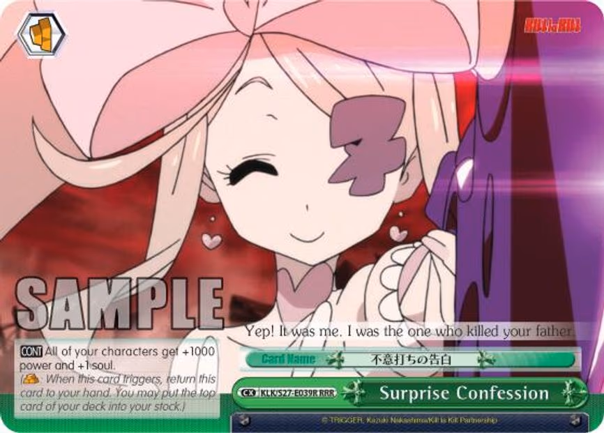 Surprise Confession