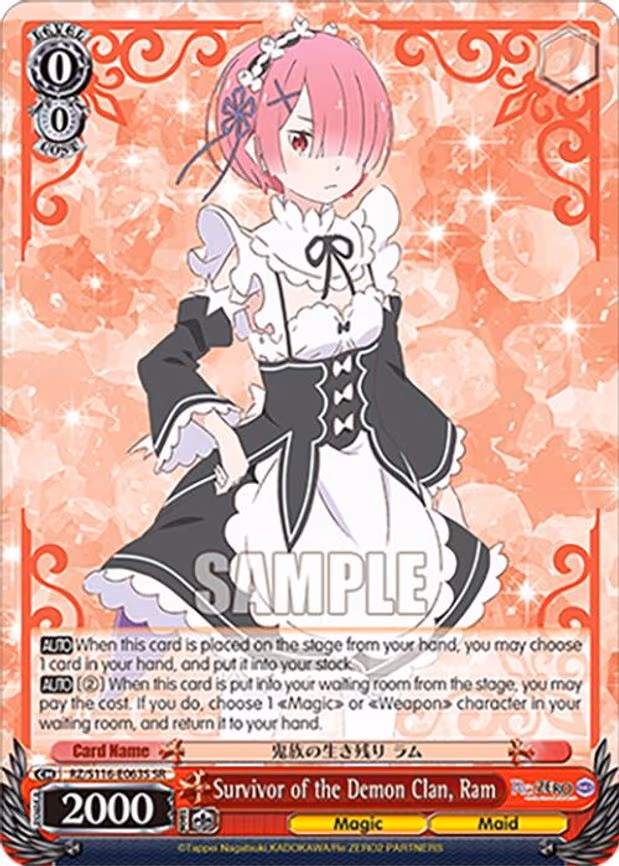 Survivor of the Demon Clan, Ram - Super Rare (RZ/S116-E063S)