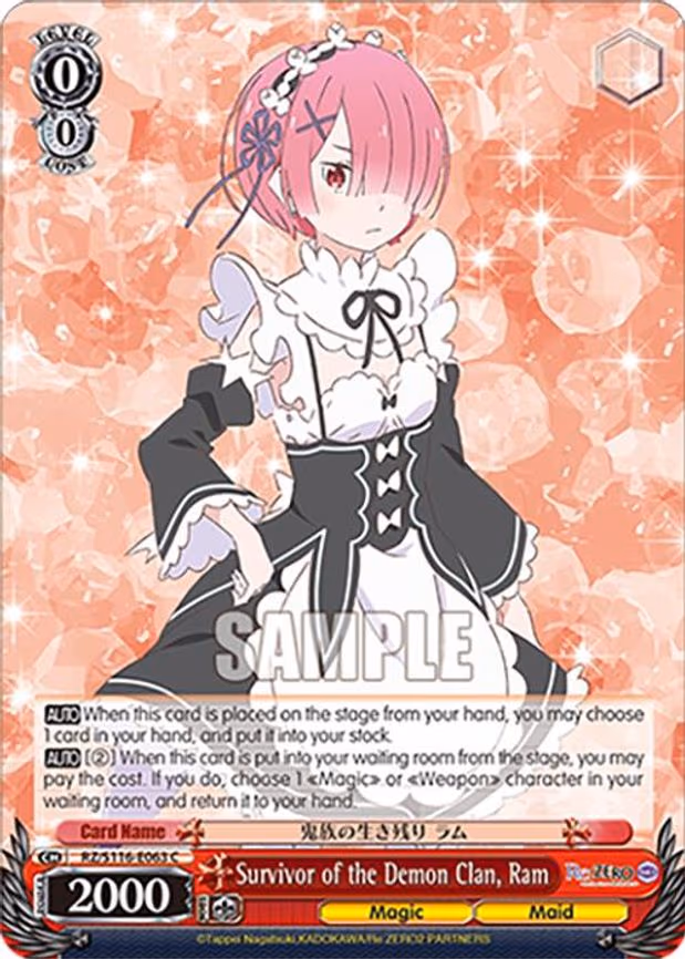 Survivor of the Demon Clan, Ram - Common (RZ/S116-E063)