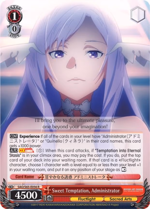 Sweet Temptation, Administrator