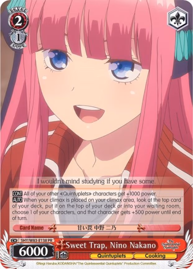 Sweet Trap, Nino Nakano