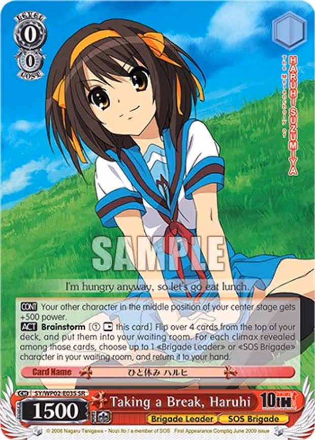 Taking a Break, Haruhi