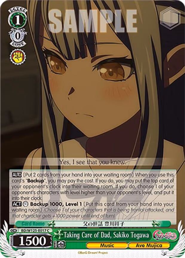 Taking Care of Dad, Sakiko Togawa