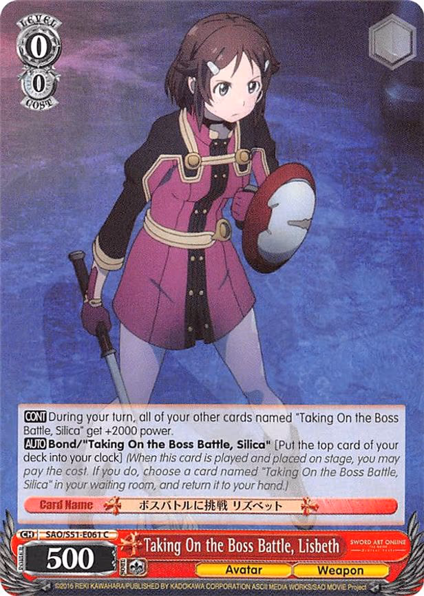 Taking On the Boss Battle, Lisbeth