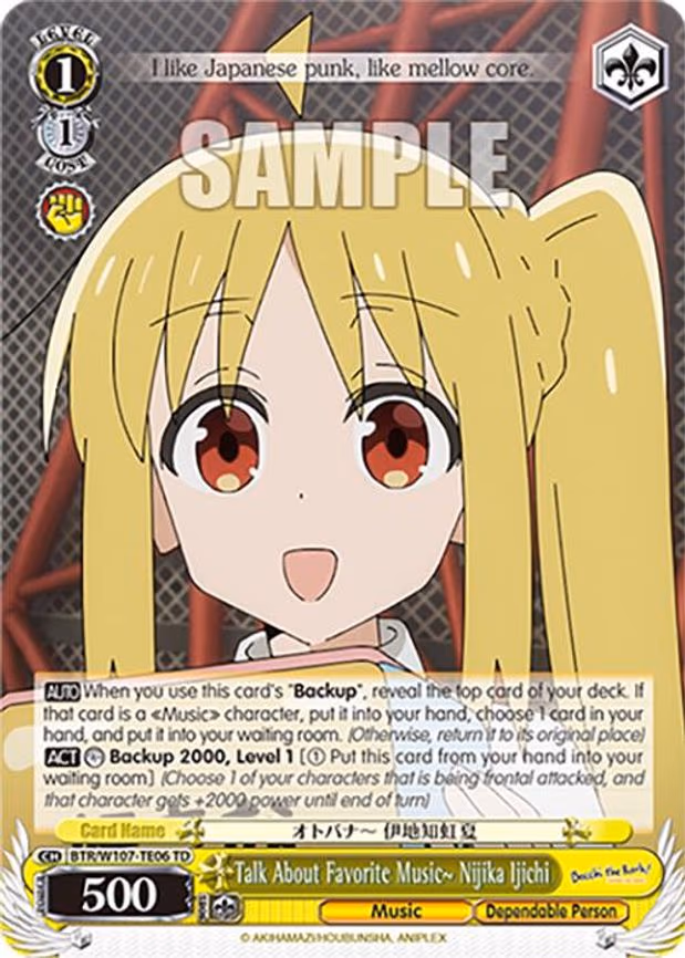 Talk About Favorite Music~ Nijika Ijichi