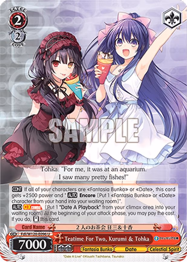 Teatime For Two, Kurumi & Tohka