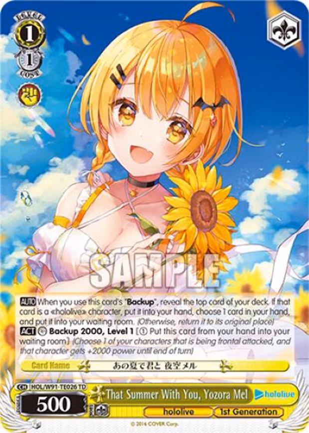 That Summer With You, Yozora Mel