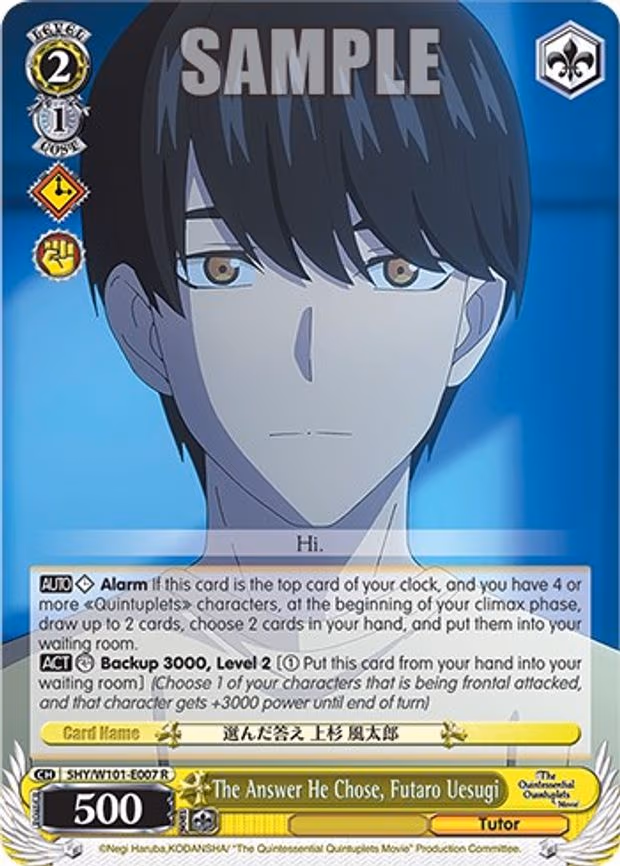 The Answer He Chose, Futaro Uesugi