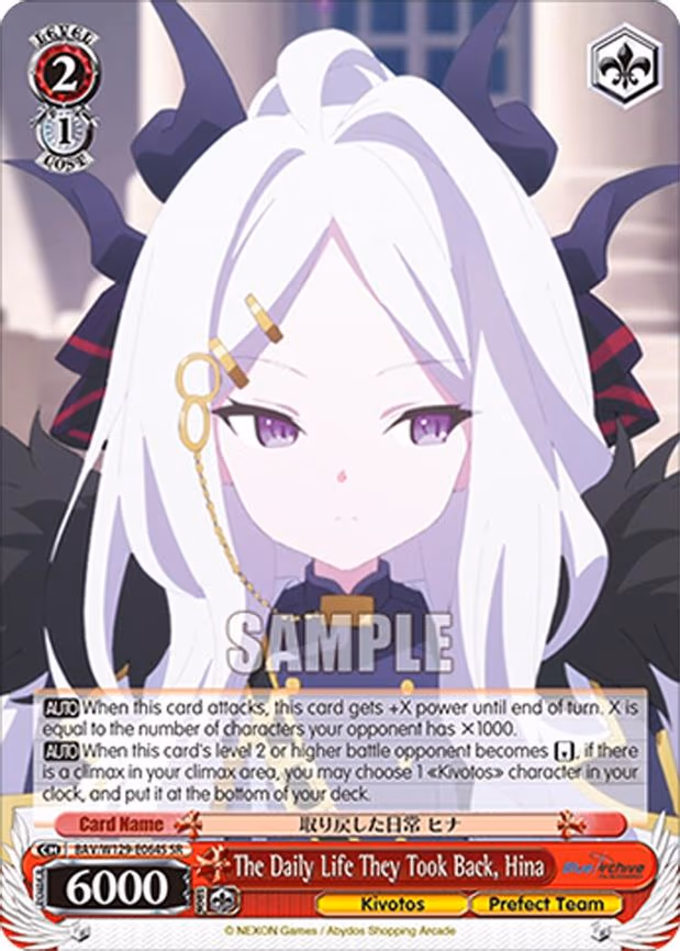 The Daily Life They Took Back, Hina - Super Rare (BAV/W129-E064S)