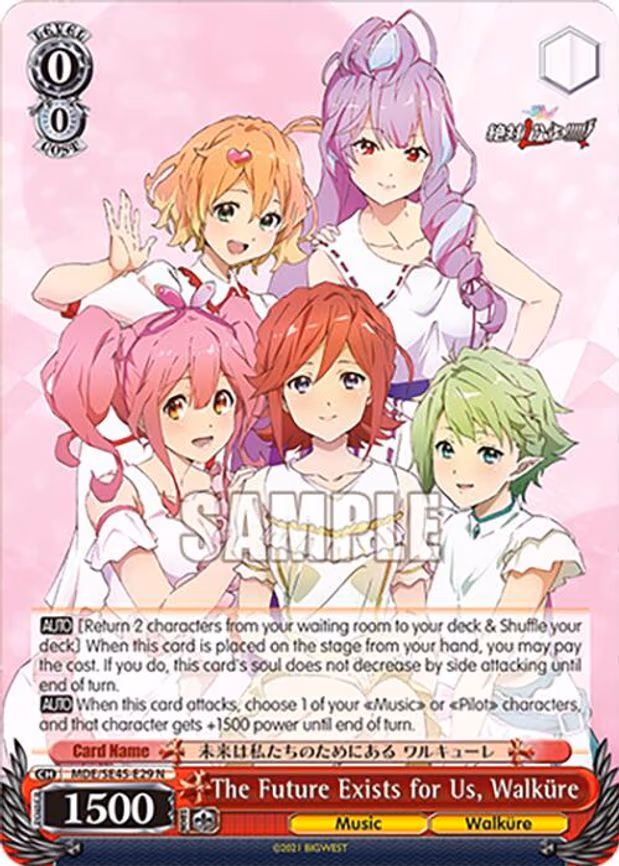 The Future Exists for Us, Walkure