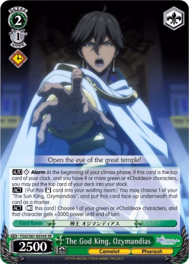 The God King, Ozymandias