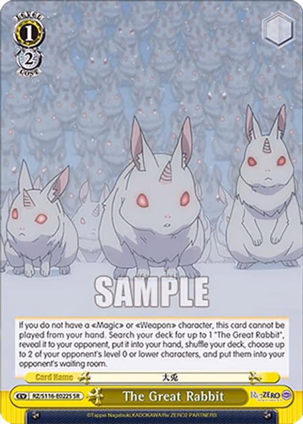 The Great Rabbit - Super Rare (RZ/S116-E022S)