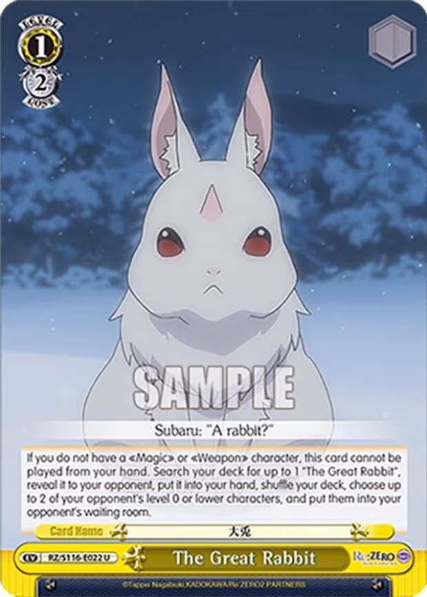 The Great Rabbit - Uncommon (RZ/S116-E022)