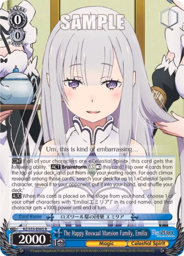 The Happy Roswaal Mansion Family, Emilia