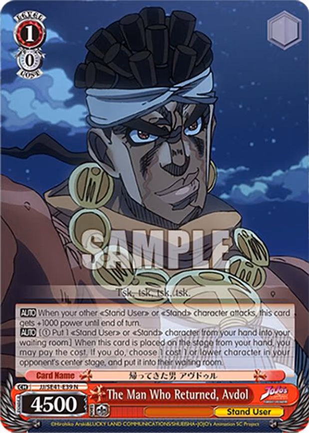 The Man Who Returned, Avdol