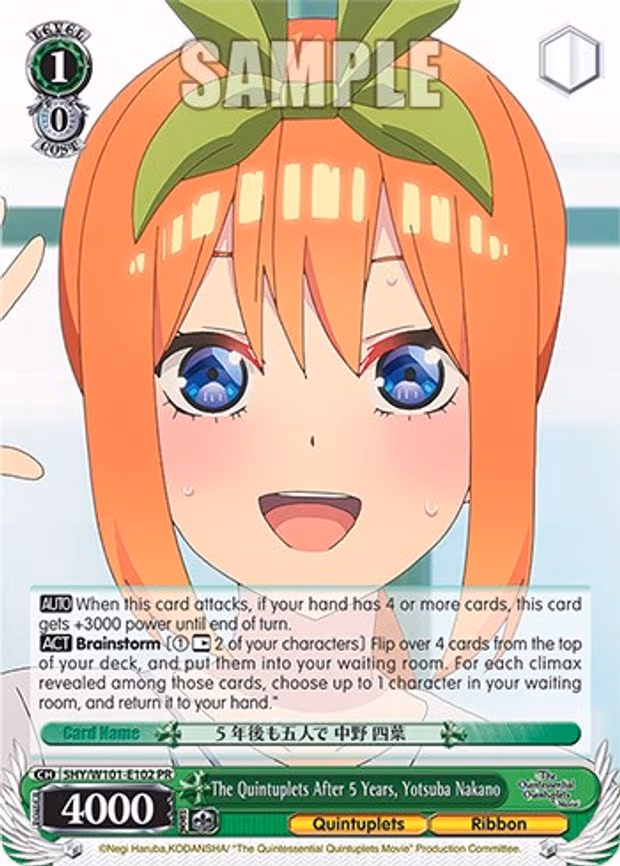 The Quintuplets After 5 Years, Yotsuba Nakano