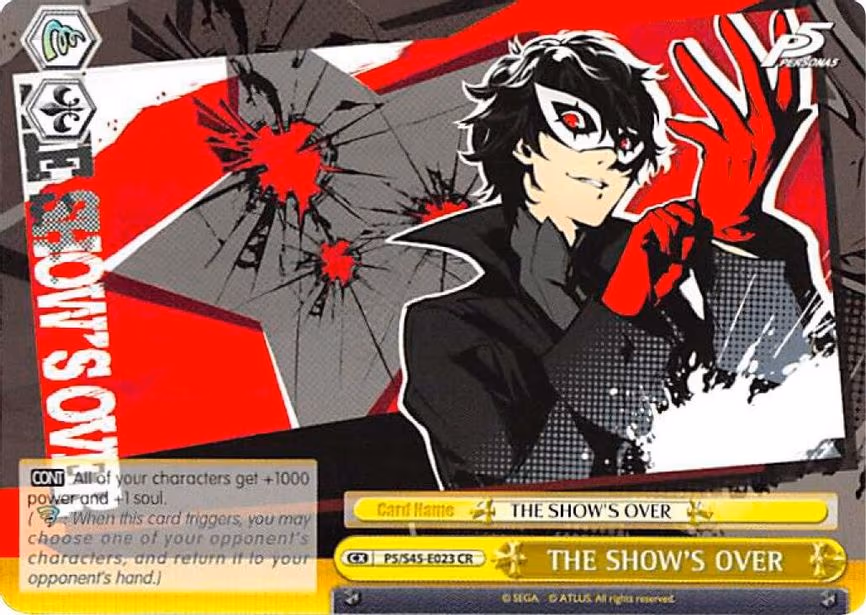 THE SHOW'S OVER