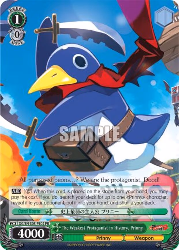 The Weakest Protagonist in History, Prinny