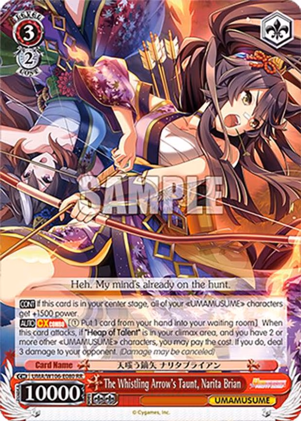 The Whistling Arrow's Taunt, Narita Brian - Double Rare (UMA/W106-E080)