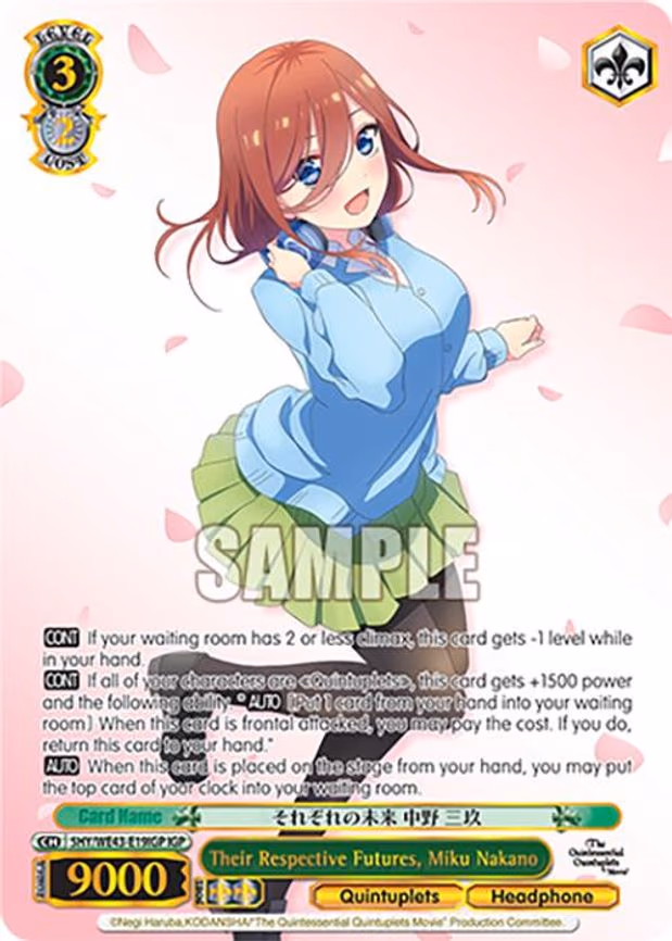 Their Respective Futures, Miku Nakano