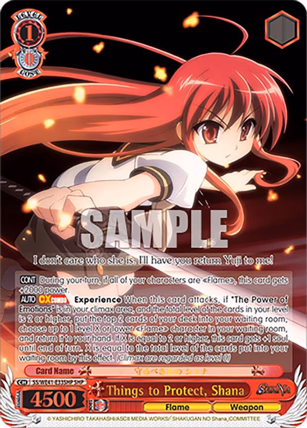 Things to Protect, Shana