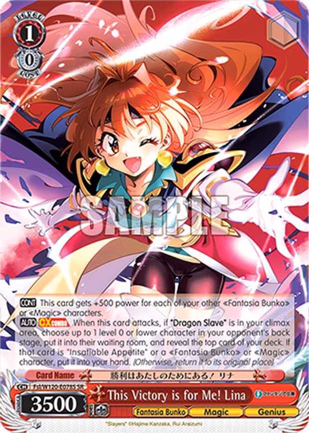 This Victory is for Me! Lina