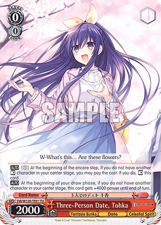 Three-Person Date, Tohka