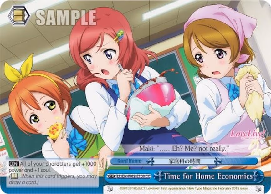Time for Home Economics