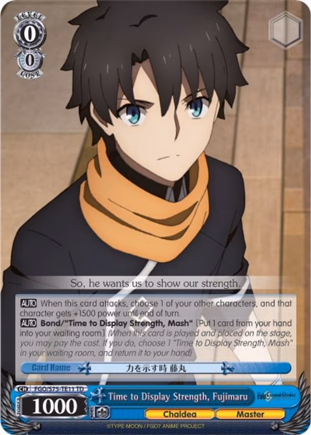 Time to Display Strength, Fujimaru