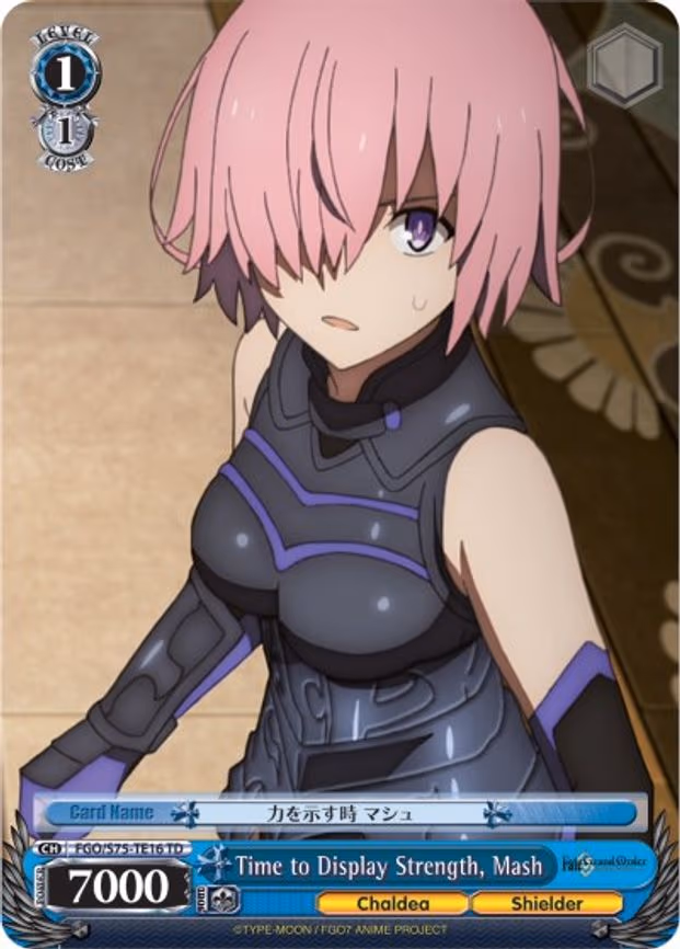 Time to Display Strength, Mash