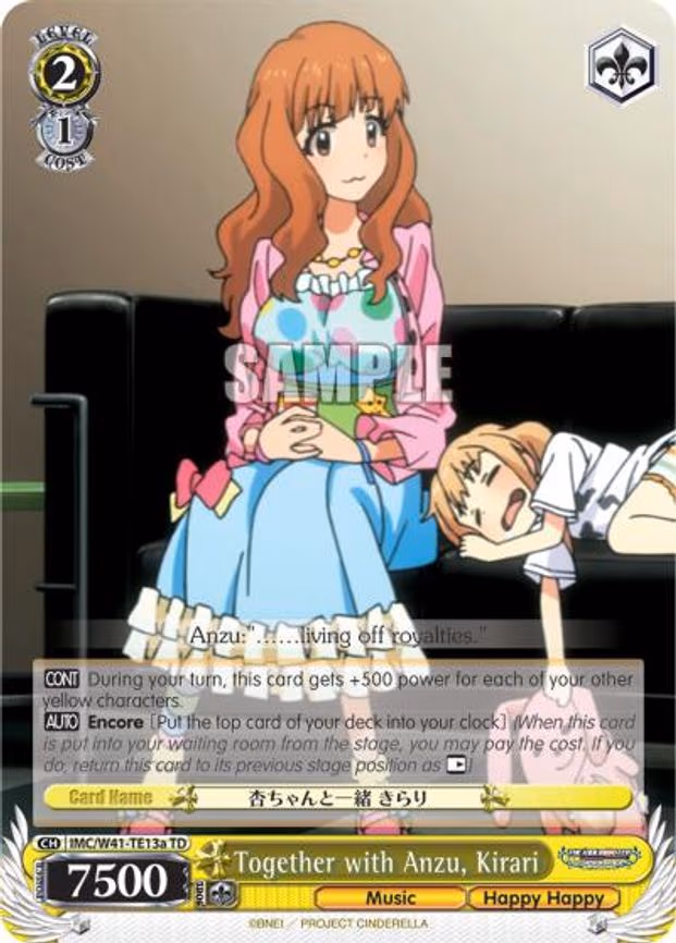 Together with Anzu, Kirari