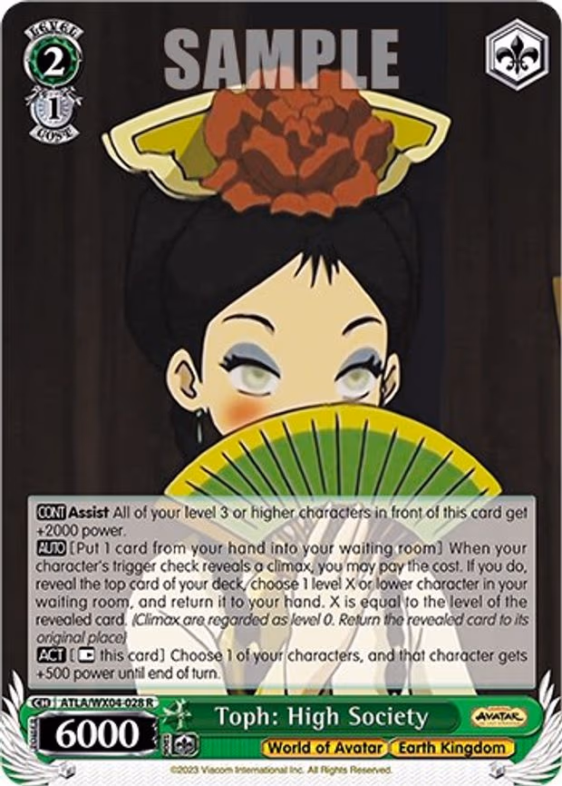 Toph: High Society