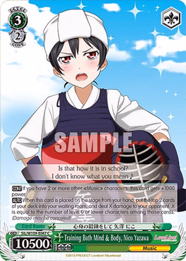 Training Both Mind & Body, Nico Yazawa