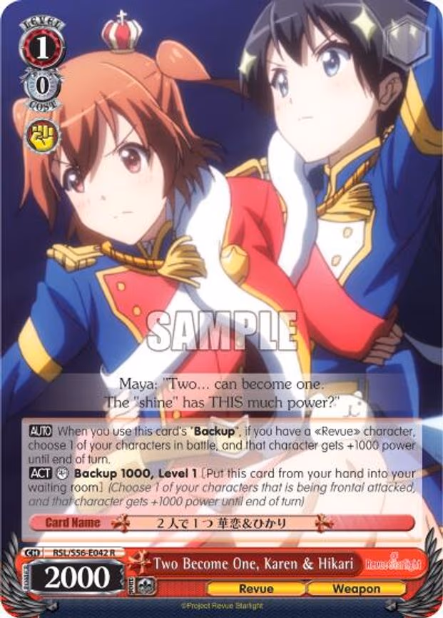 Two Become One, Karen & Hikari