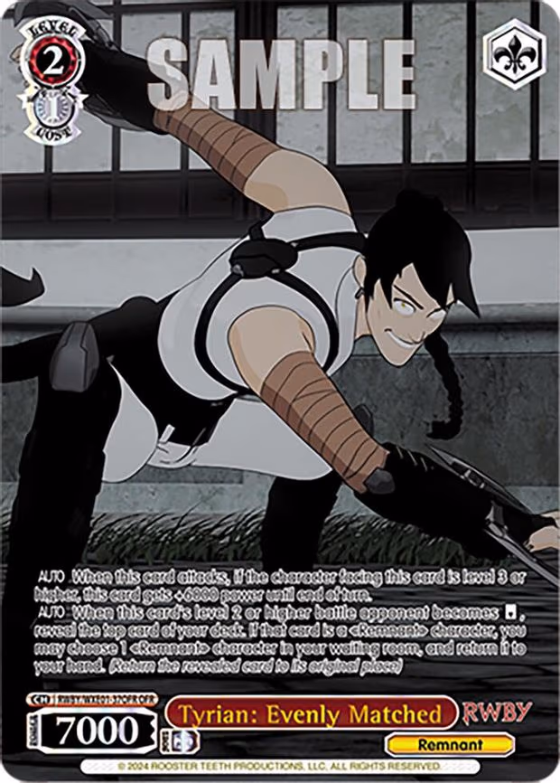 Tyrian: Evenly Matched