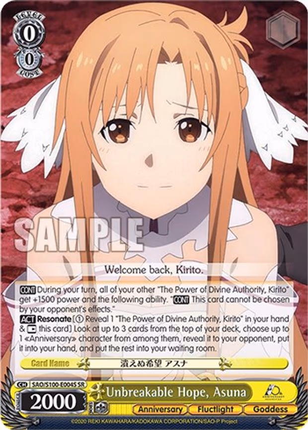 Unbreakable Hope, Asuna