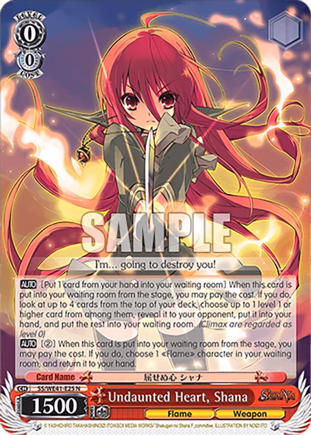 Undaunted Heart, Shana